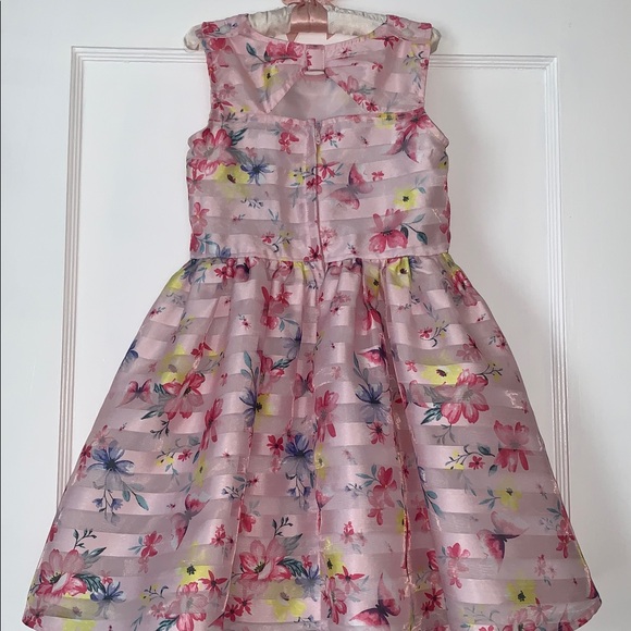 Primark Pink & Yellow Floral Dress 4/5 *Small Flaw - Picture 4 of 14